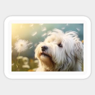 Komondor Dog Pet Animal Tranquil Peace Sticker